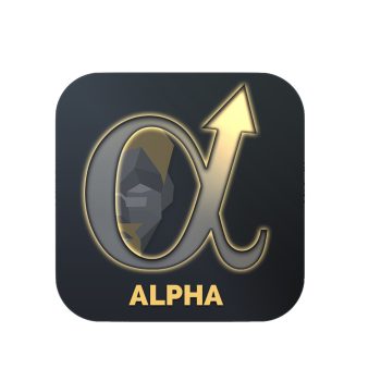 Alpha | Logo CryptoProfe - fondo blanco